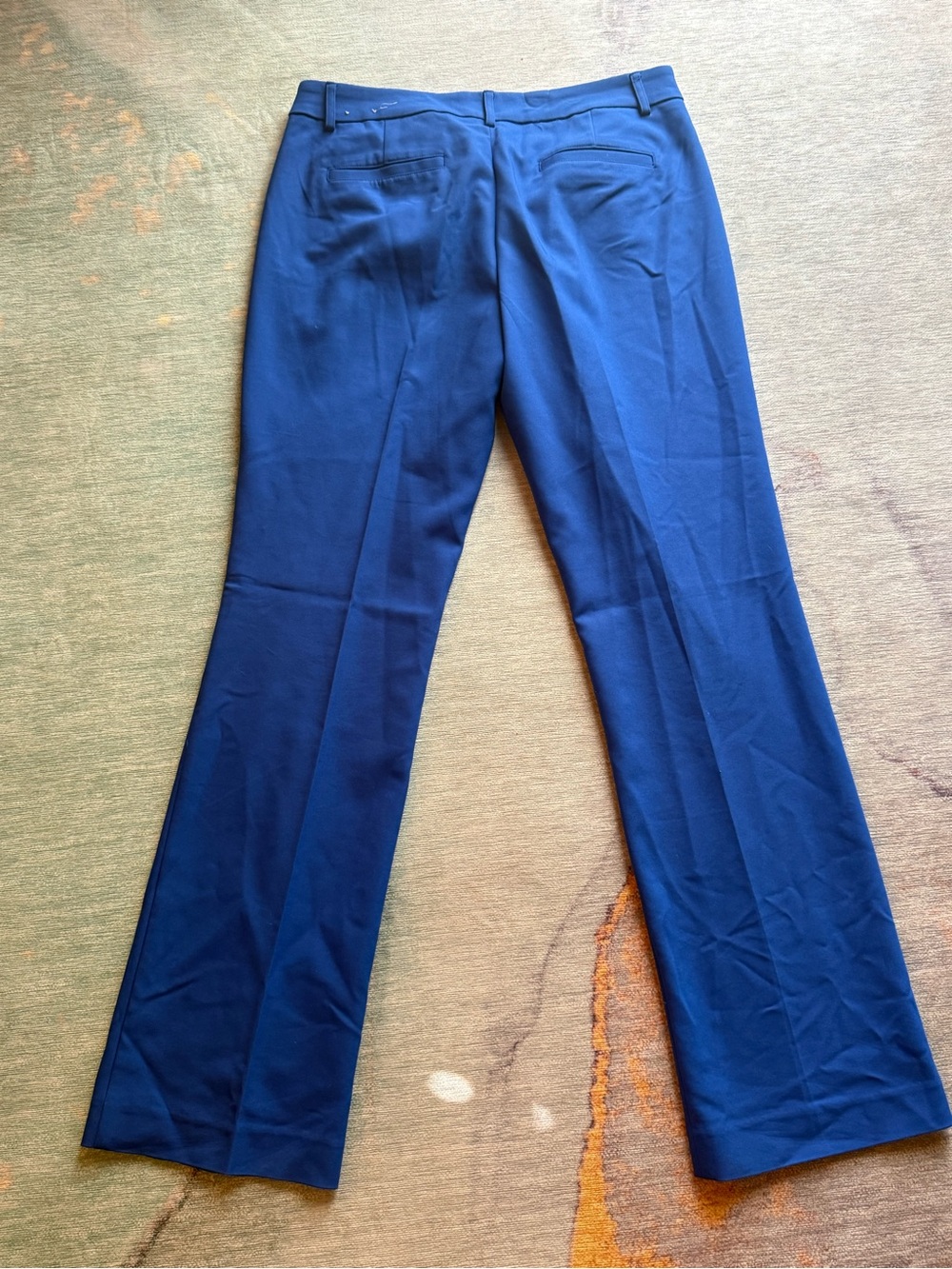 Express editor barely boot High-Rise Pants in Cobalt Blue - Picture 7 of 7